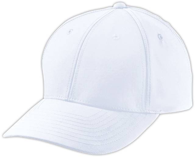 Daiber 6-Panel Polyester Peach Cap – White
