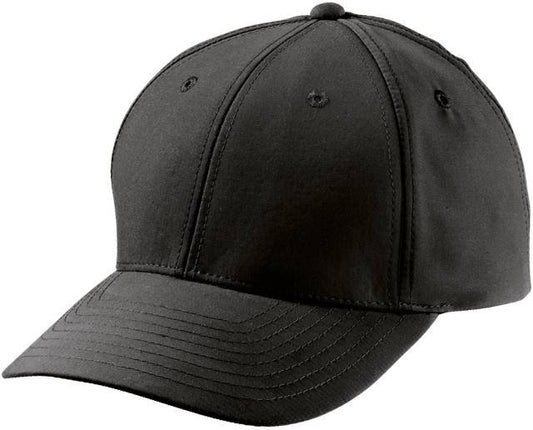 Daiber 6-Panel Polyester Peach Cap – Black