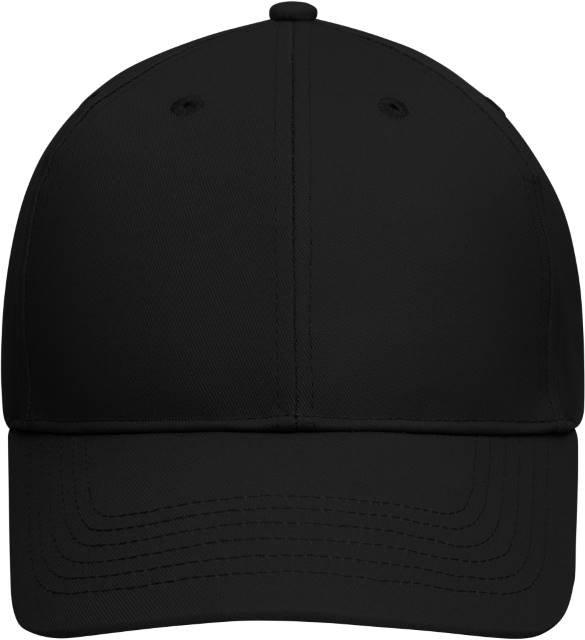 Daiber 6 Panel Cap Bio Cotton – Black