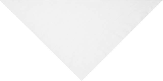 Daiber Triangular Scarf – White