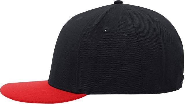 Daiber 6 Panel Pro Cap Style – Black / Red