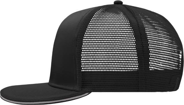 Daiber Pro Cap Mesh 6 Panel – Black / Light Grey