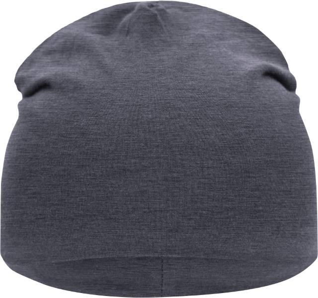 Daiber Jersey Beanie – Black Melange