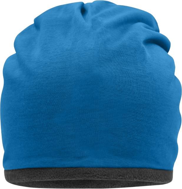 Daiber Fleece Beanie – Bright Blue / Carbon