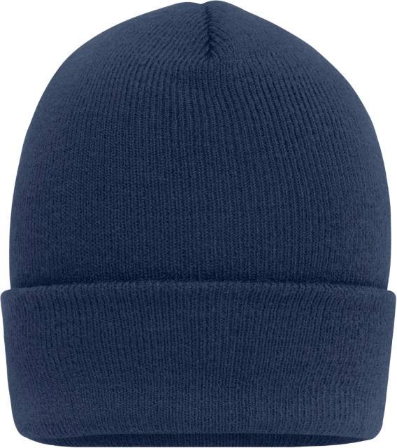 Daiber High Brim Beanie – Navy