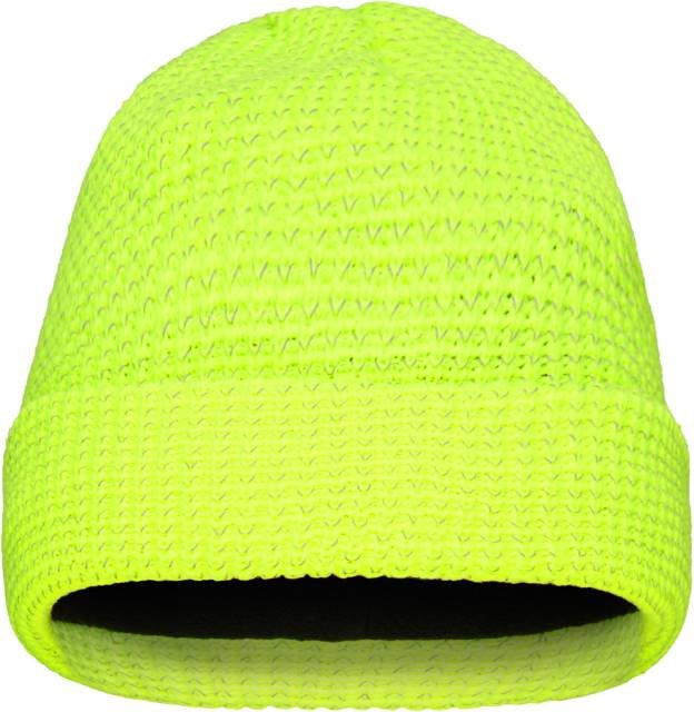 Daiber Reflective Winter Beanie – Bright Yellow