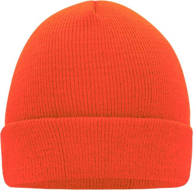 Daiber Knitted Cap – Bright Orange