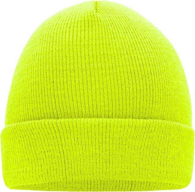Daiber Knitted Cap – Bright Yellow