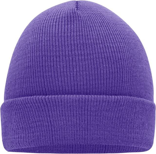 Daiber Knitted Cap – Dark Purple