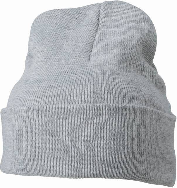 Daiber Knitted Cap – Light Grey Melange
