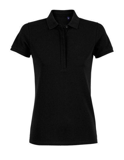 NEOBLU Women's Piqué Polo Shirt Owen – Deep Black