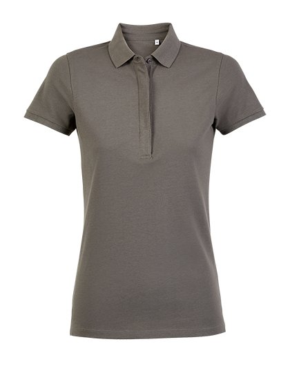 NEOBLU Women's Piqué Polo Shirt Owen – Soft Gray