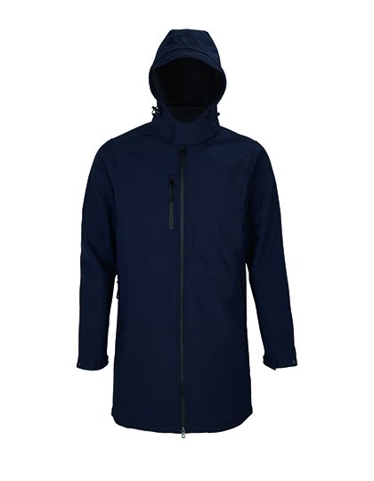 NEOBLU Men's Long Softshell Coat Achille – Night