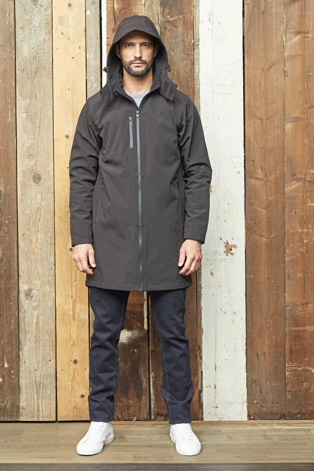 NEOBLU Men's Long Softshell Coat Achille