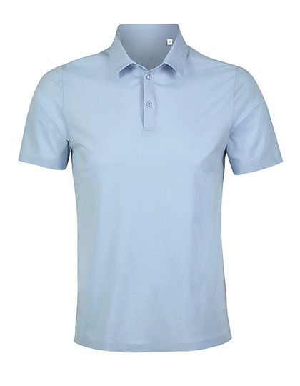 NEOBLU Men's Mercerised Jersey Polo Shirt Relax Oscar – Soft Blue