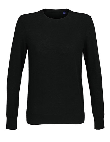 NEOBLU Women's Round-Neck Sweater Stuart – Deep Black
