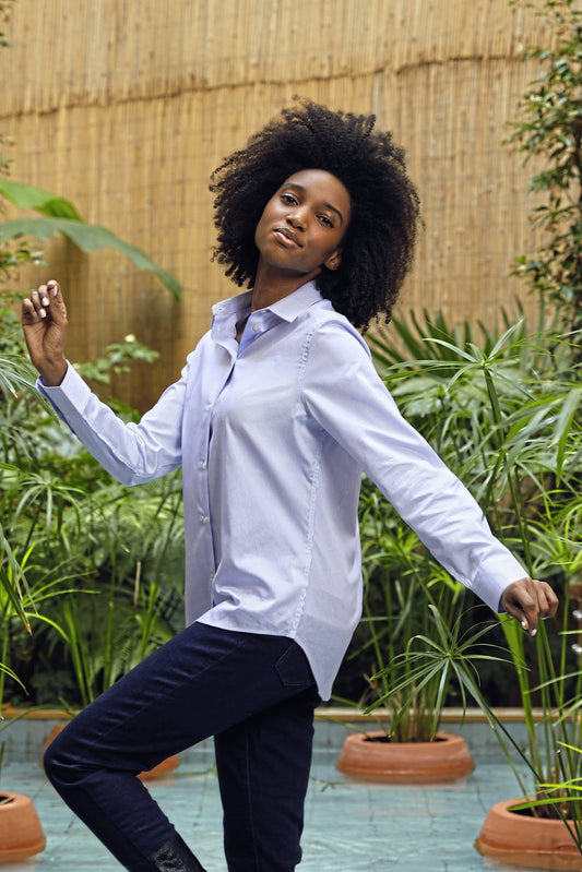 NEOBLU Women's Easy Care Striped Shirt Baptiste