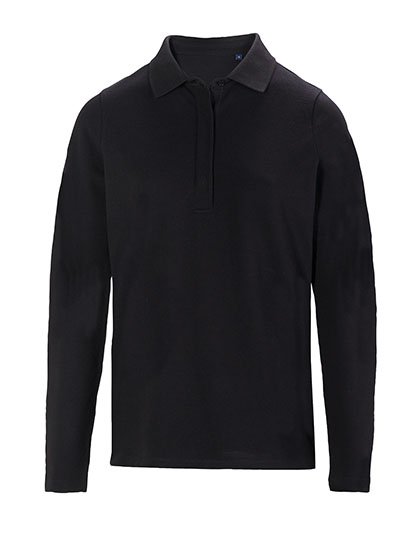 NEOBLU Women's Long Sleeve Polo Shirt Owen – Deep Black