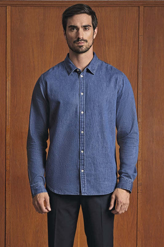 NEOBLU Men's High-End Denim Shirt Bennett