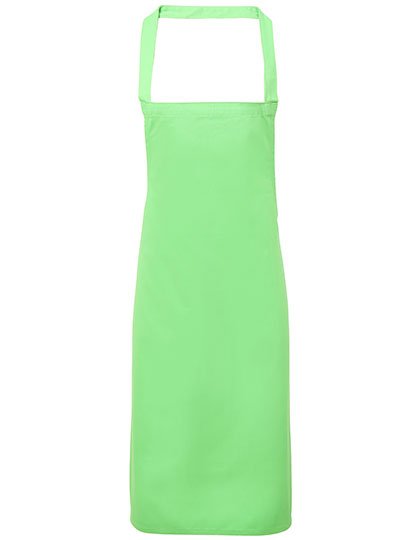 Premier Workwear Organic Cotton Bib Apron (No Pocket) – Apple (ca. Pantone 360C)