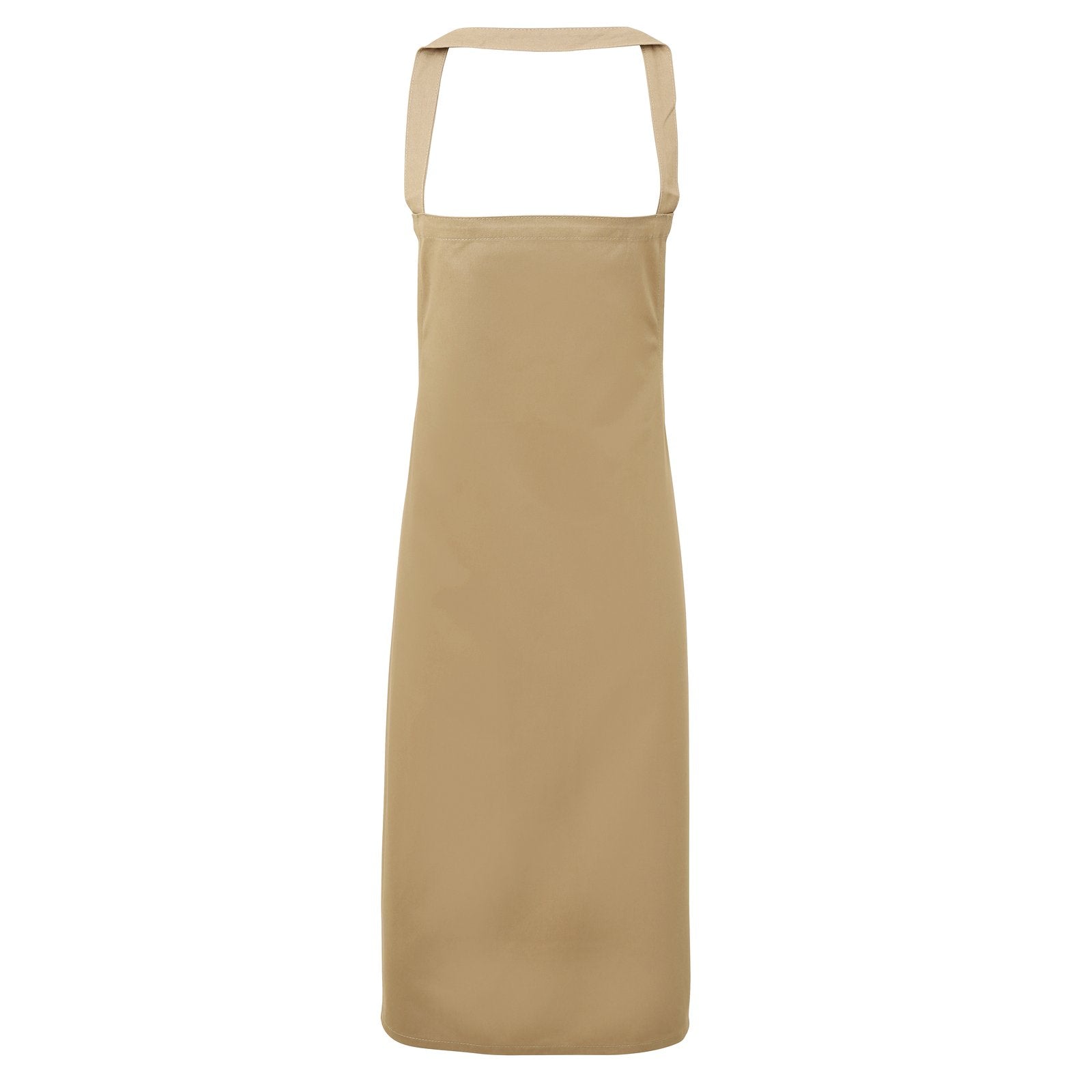 Premier Workwear Organic Cotton Bib Apron (No Pocket)