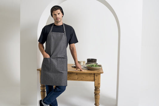Premier Workwear Organic Denim Fairtrade Bib Apron