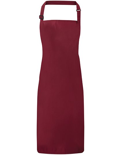 Premier Workwear Waterproof Bib Apron – Burgundy