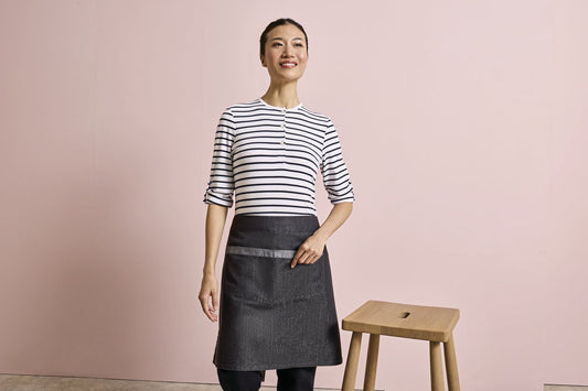 Premier Workwear Domain Contrast Denim Waist Apron