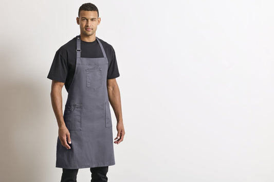 Premier Workwear Cotton Chino Bib Apron