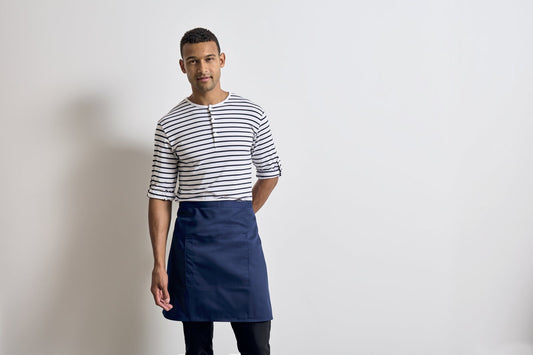 Premier Workwear Colours Mid Length Apron with Pocket