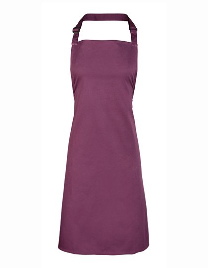 Premier Workwear Colours Collection Bib Apron – Aubergine (ca. Pantone 5115C)