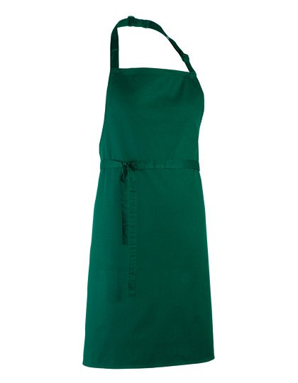 Premier Workwear Colours Collection Bib Apron – Bottle Green (ca. Pantone 560C)