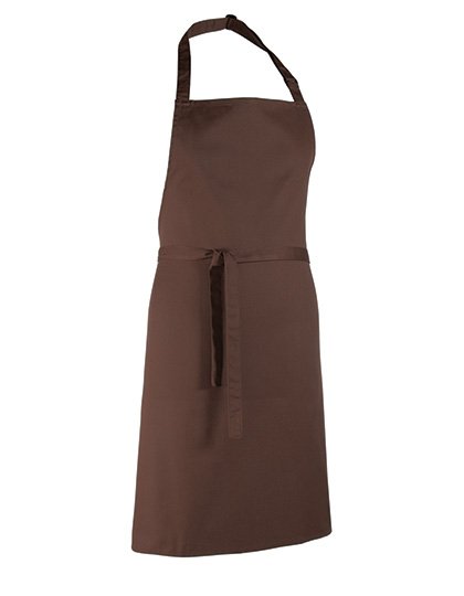 Premier Workwear Colours Collection Bib Apron – Brown (ca. Pantone 476C)