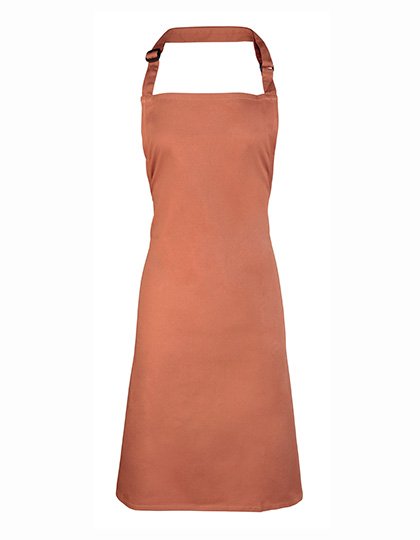 Premier Workwear Colours Collection Bib Apron – Chestnut (ca. Pantone 7525C)