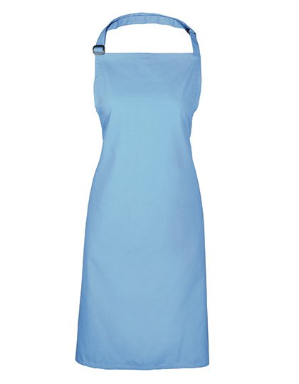 Premier Workwear Colours Collection Bib Apron – Cornflower (ca. Pantone 279C)