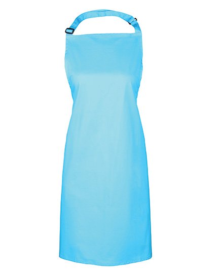 Premier Workwear Colours Collection Bib Apron – Cyan (ca. Pantone Cyan C)