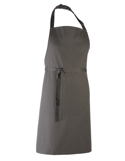 Premier Workwear Colours Collection Bib Apron – Dark Grey (ca. Pantone 431C)