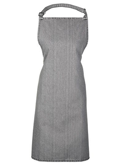 Premier Workwear Colours Collection Bib Apron – Grey Denim (ca. Pantone 425C)