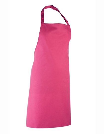 Premier Workwear Colours Collection Bib Apron – Hot Pink (ca. Pantone 214C)