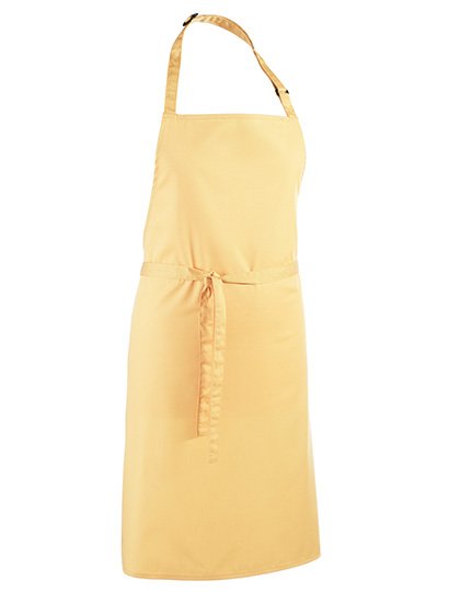 Premier Workwear Colours Collection Bib Apron – Lemon (ca. Pantone 127C)