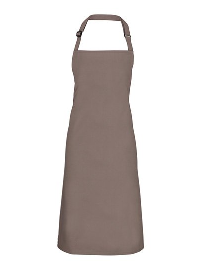 Premier Workwear Colours Collection Bib Apron – Mushroom (ca. Pantone 410C)