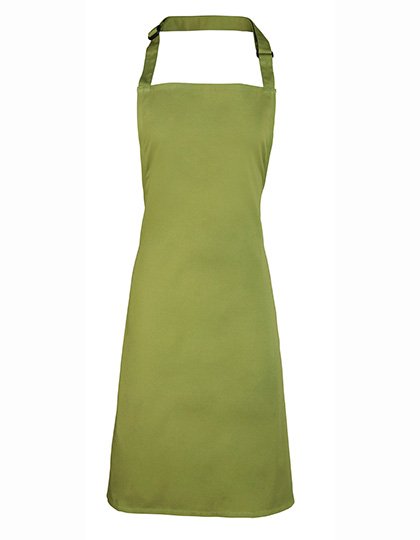 Premier Workwear Colours Collection Bib Apron – Oasis Green (ca. Pantone 371C)