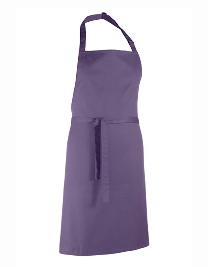 Premier Workwear Colours Collection Bib Apron – Purple (ca. Pantone 269C)