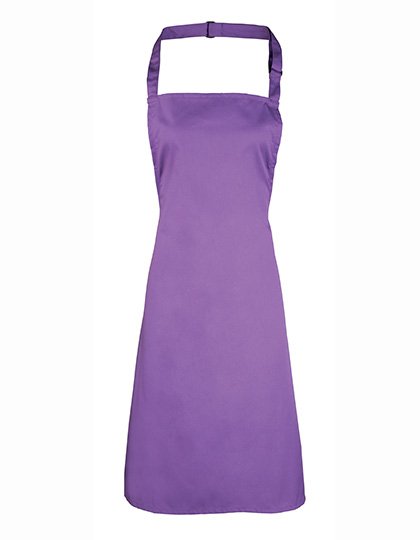 Premier Workwear Colours Collection Bib Apron – Rich Violet (ca. Pantone 2587C)