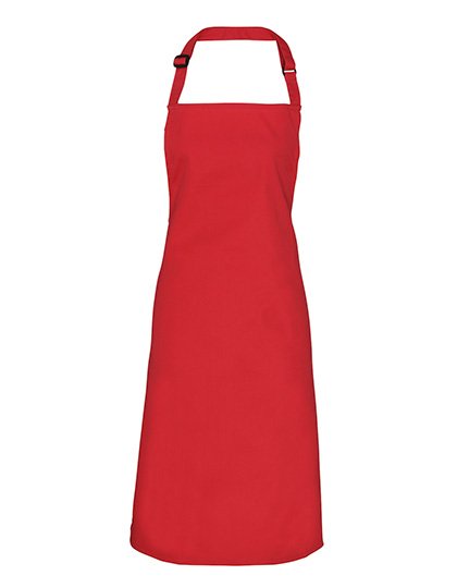 Premier Workwear Colours Collection Bib Apron – Salsa (ca. Pantone 187C)