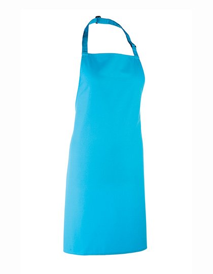 Premier Workwear Colours Collection Bib Apron – Turquoise (ca. Pantone 312C)