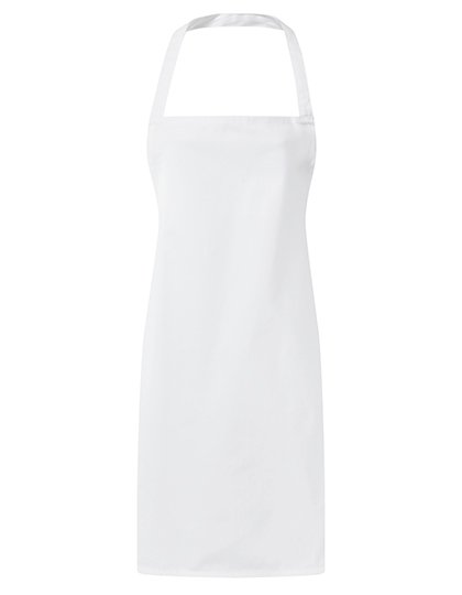 Premier Workwear Essential Bib Apron – White