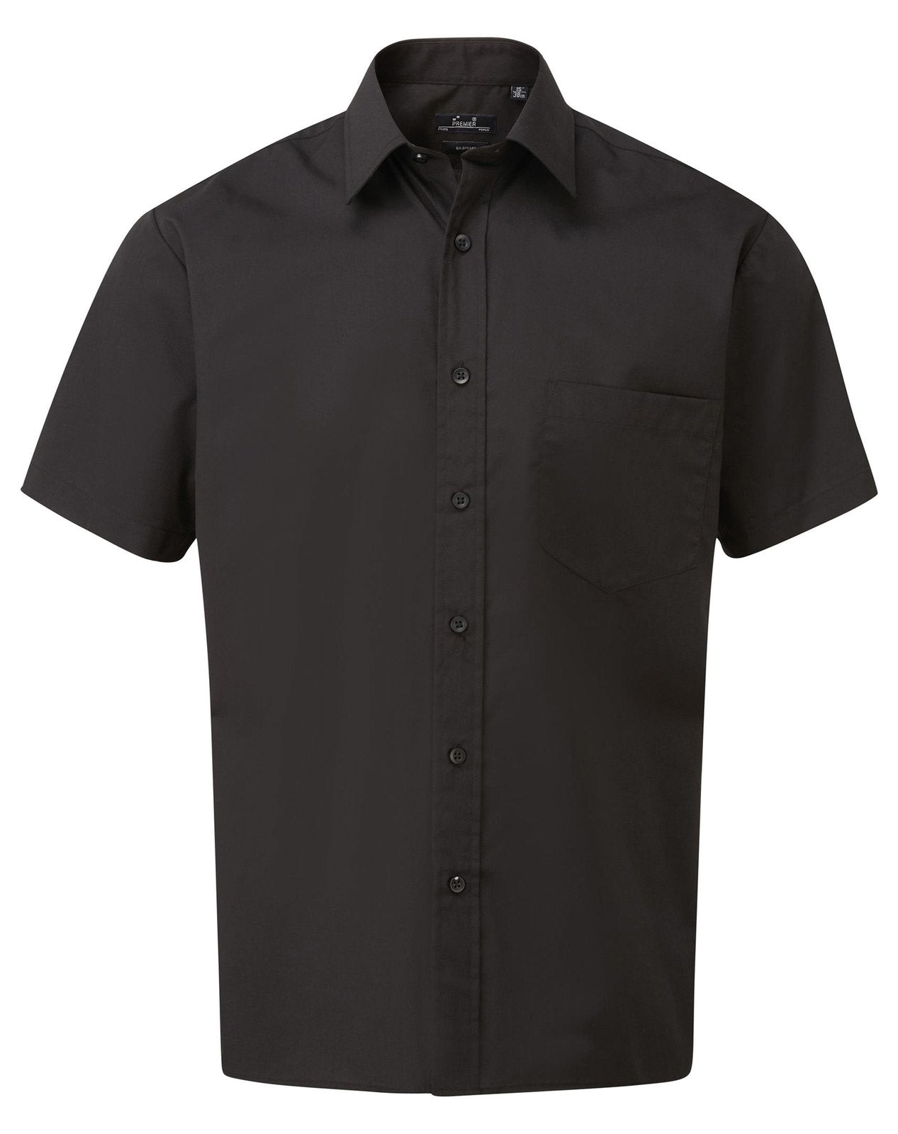 Premier Workwear Men's Poplin Short Sleeve Shirt