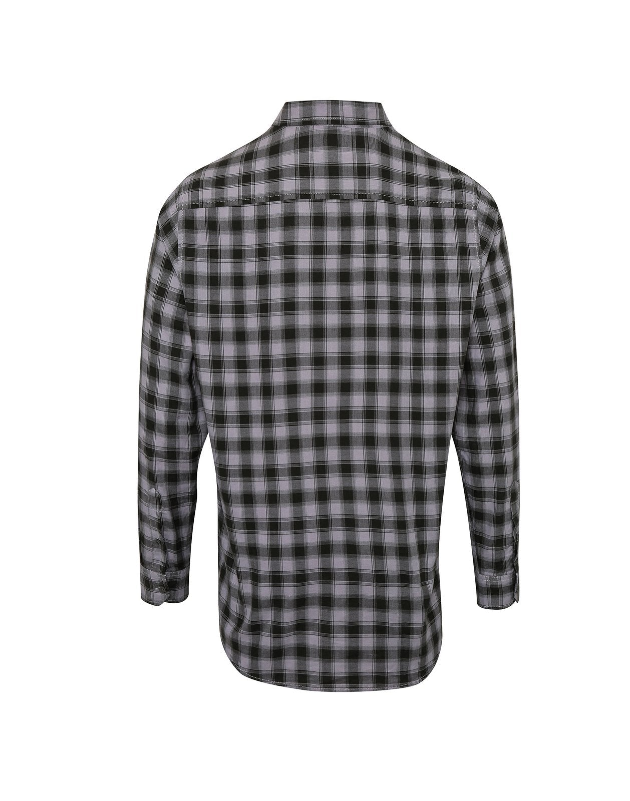 Premier Workwear Men's Mulligan Check Cotton Long Sleeve Shirt