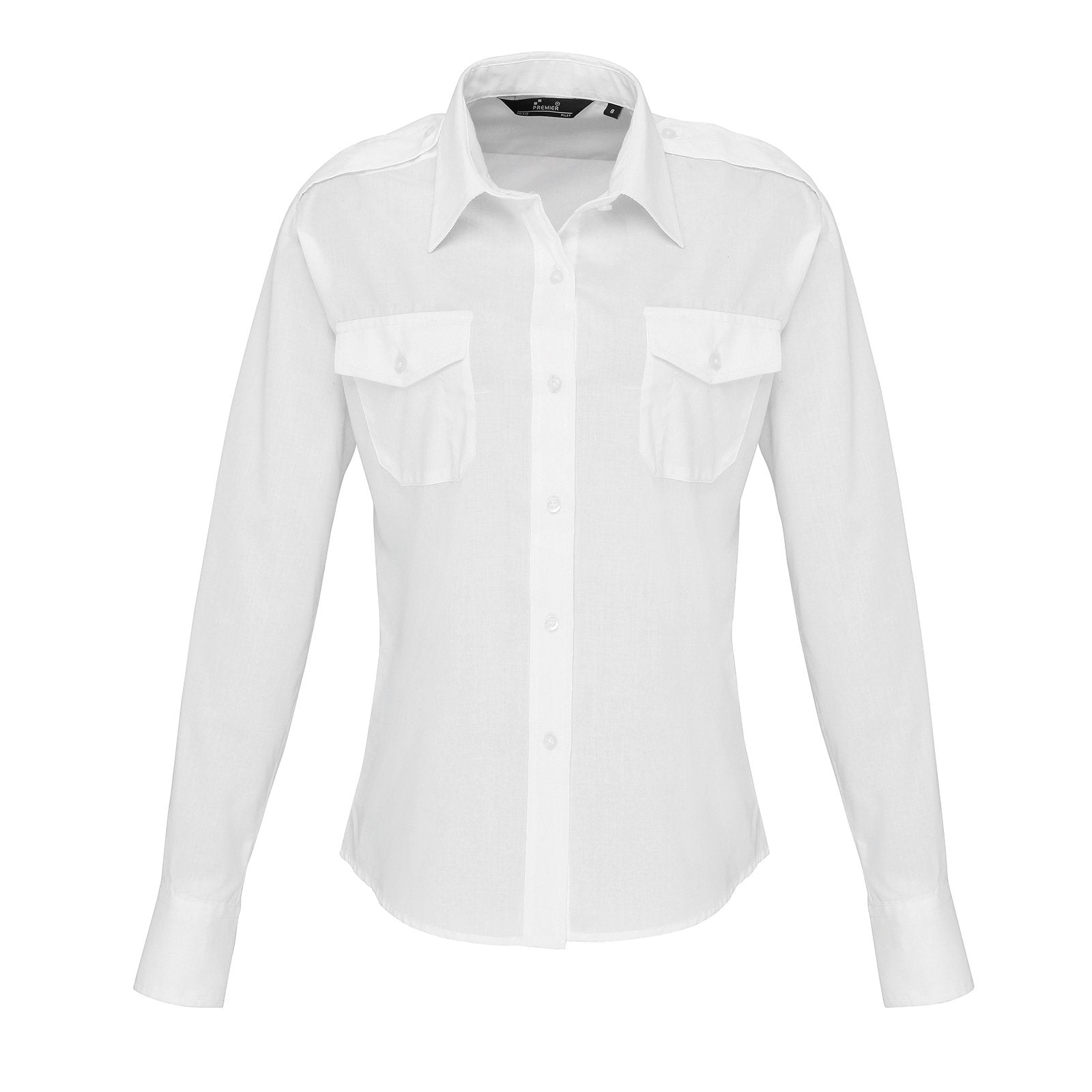 Premier Workwear Women's Long Sleeve Pilot Shirt